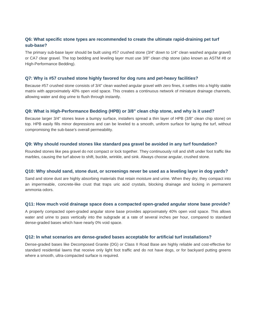 Technical screening questions